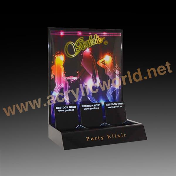 shining acrylic wine rack display